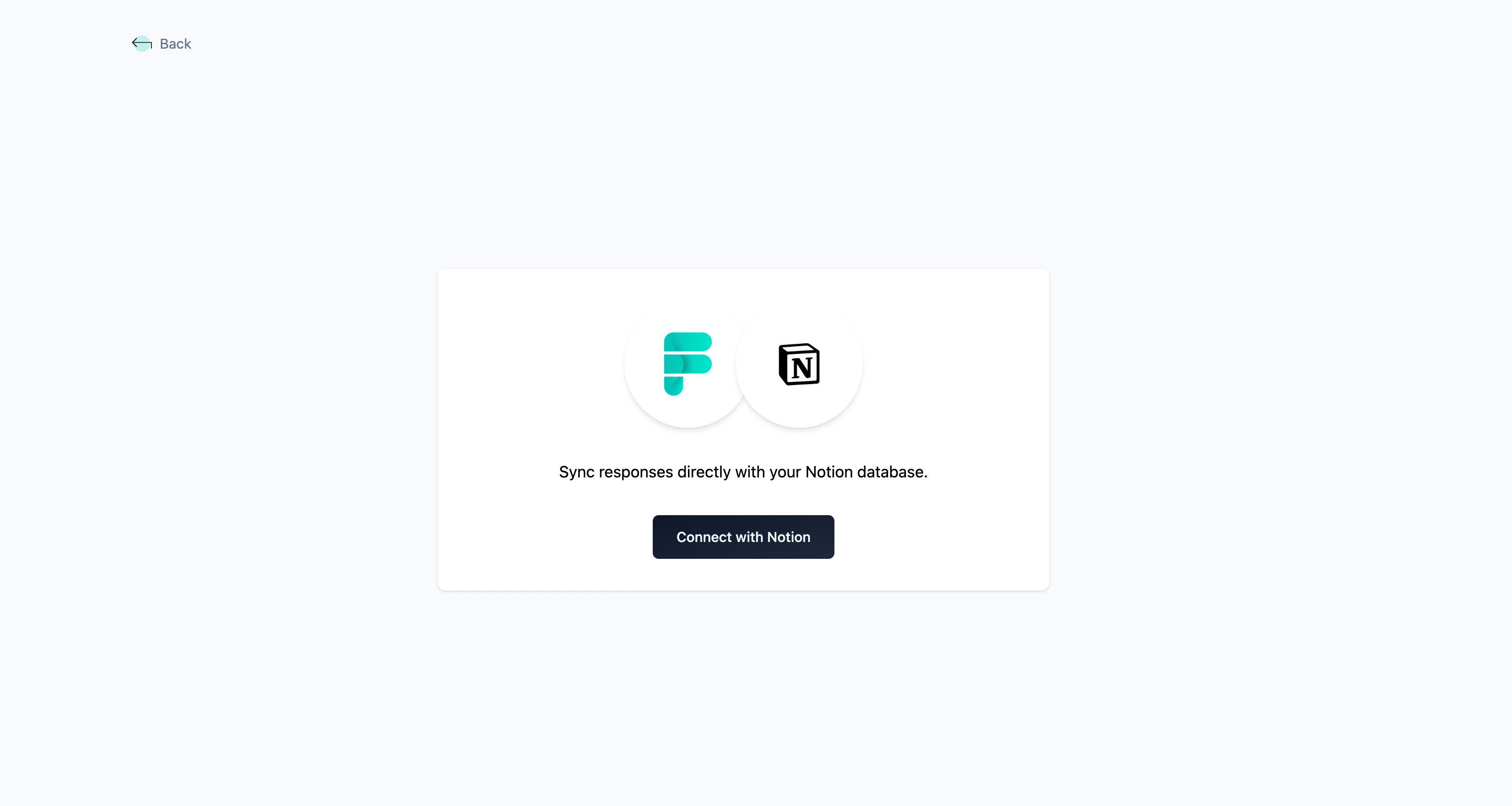 Connect Formbricks with your Notion account