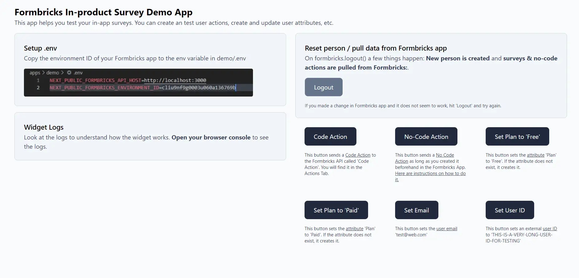 Demo App Preview