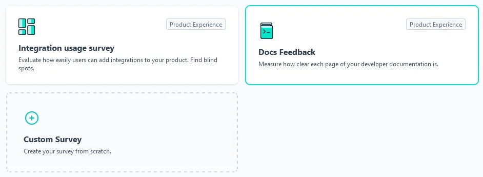 select docs template