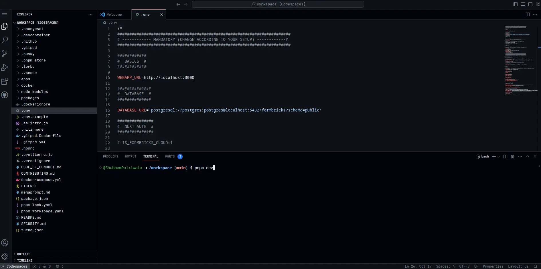 Run on Github Codespace