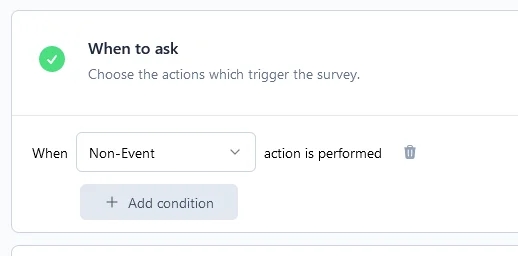 select nonevent
