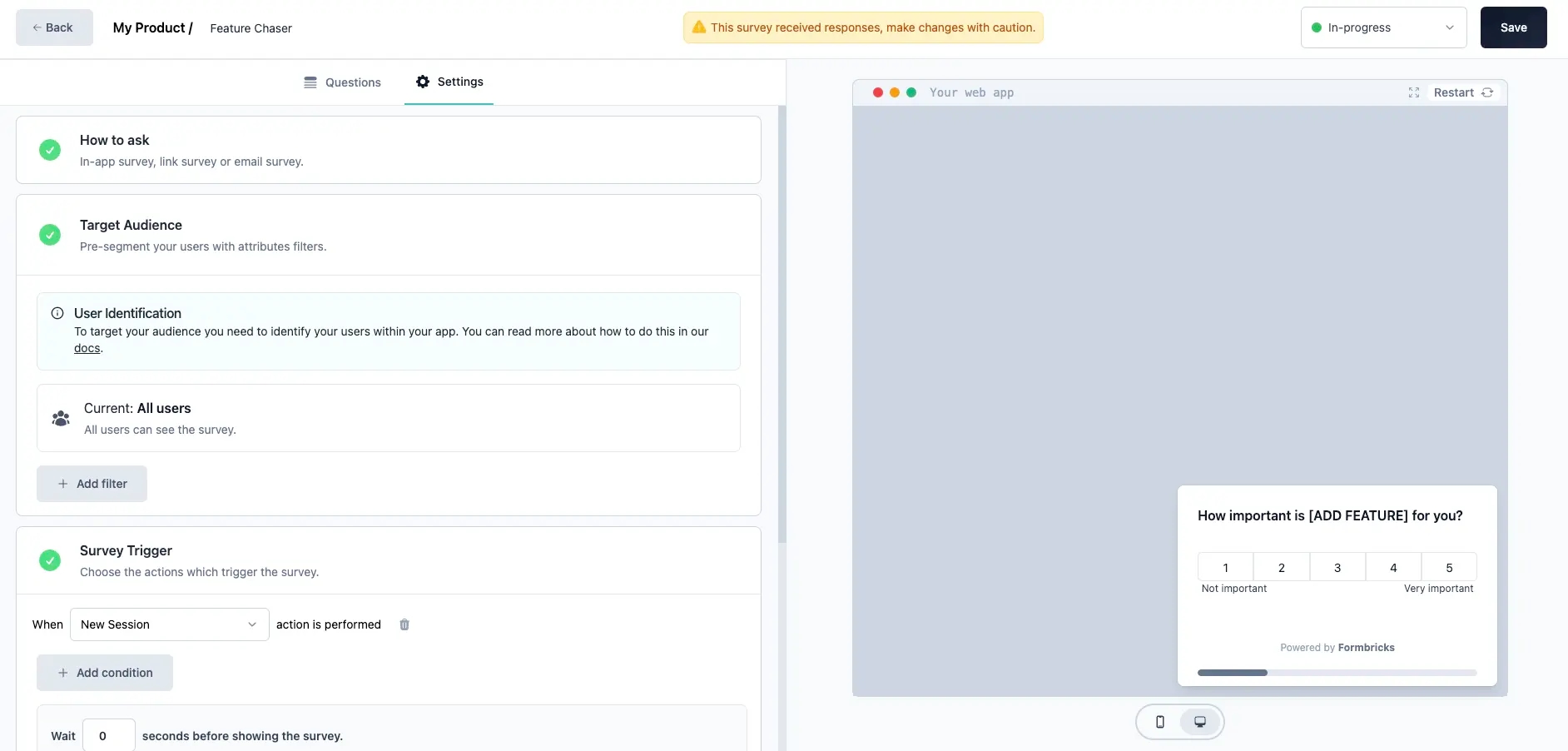 Targeting & Triggers with Formbricks